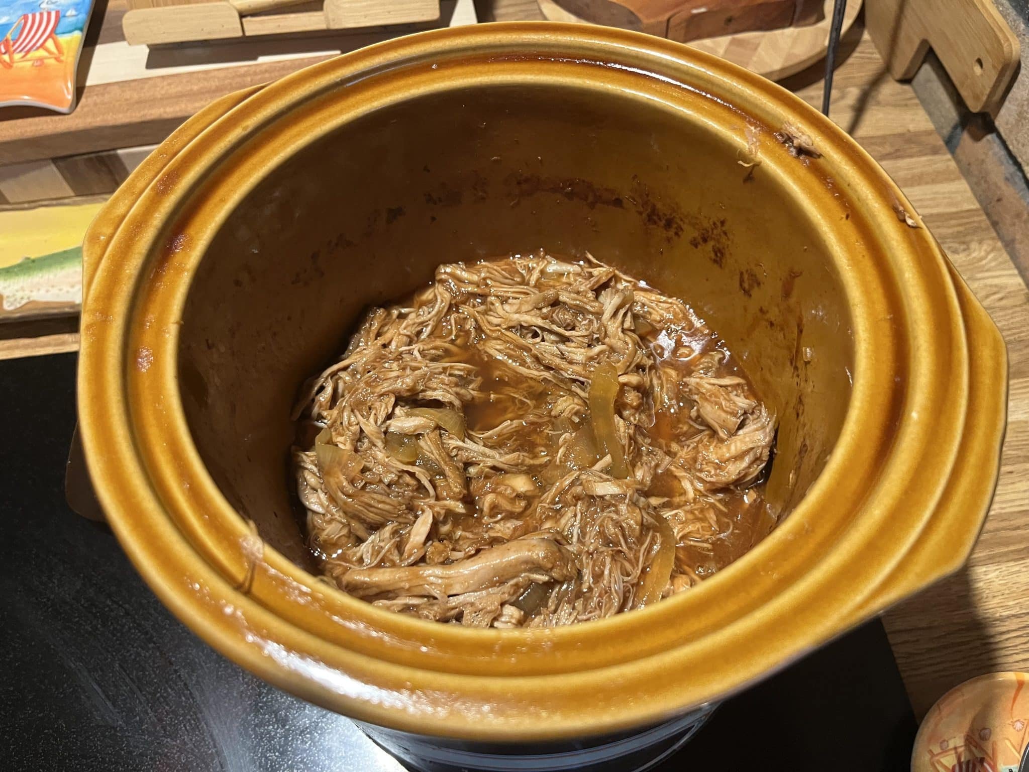 Slow Cooker with Root Beer Pulled Pork